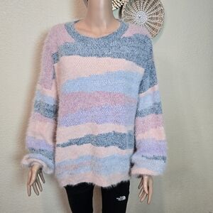 & Merci women Pullover sweater multicolor  size Medium